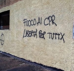 Rome – Révolte et évasion du CPR de Ponte Galeria