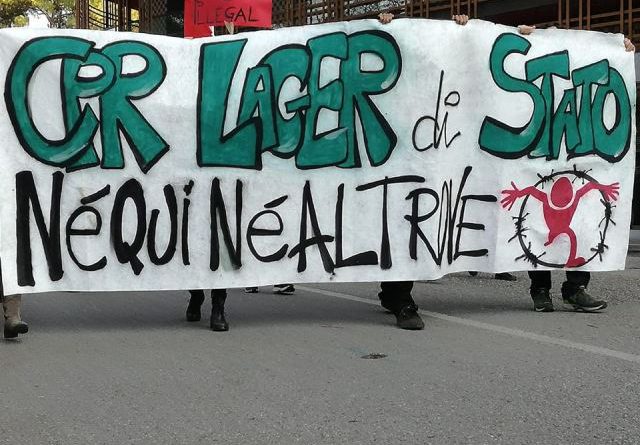 Gradisca – Fuites, émeutes, incendies, passages à tabac et tentatives de suicide dans les CRA