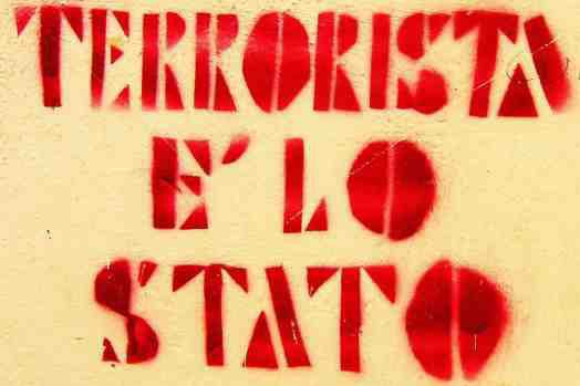 SOLIDARITY WITH THE ARRESTED COMRADES. TERRORIST IS THE STATE!