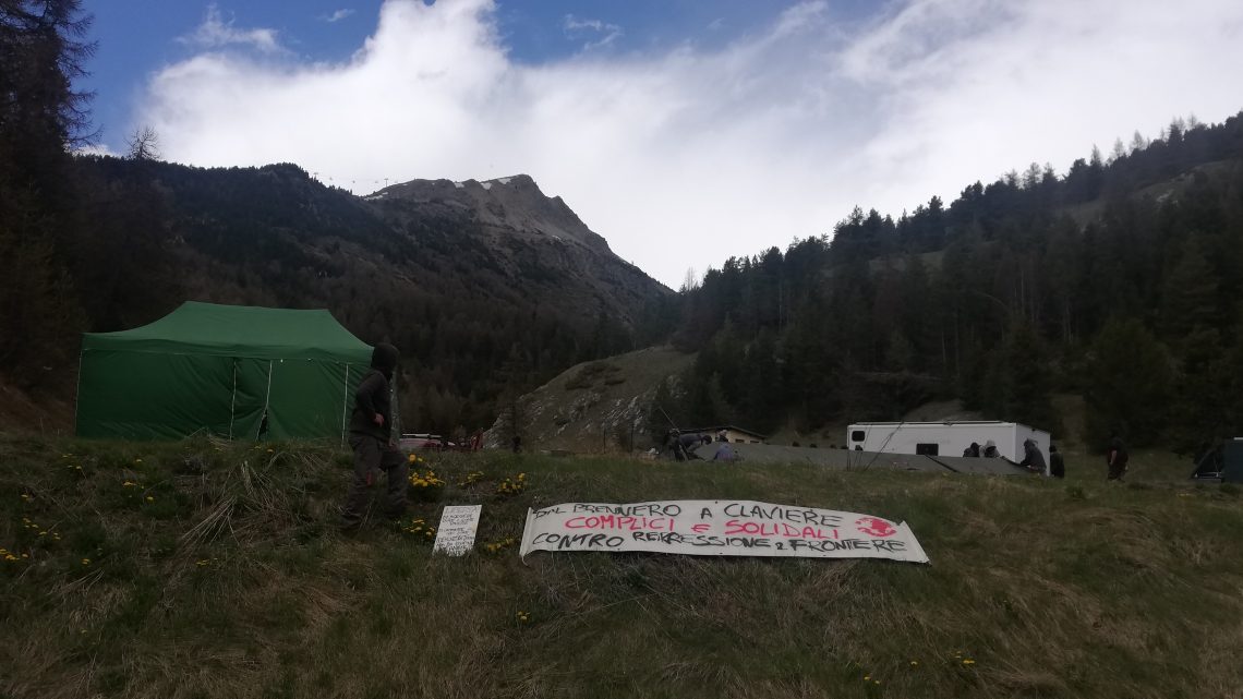 INIZIATO IL CAMPEGGIO “SCONFINIAMO LA FRONTIERA”!