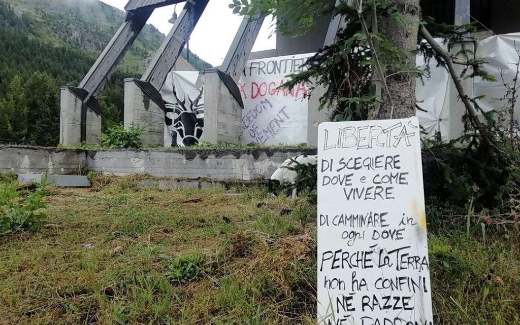 Mise à jour de la frontière, à Claviere