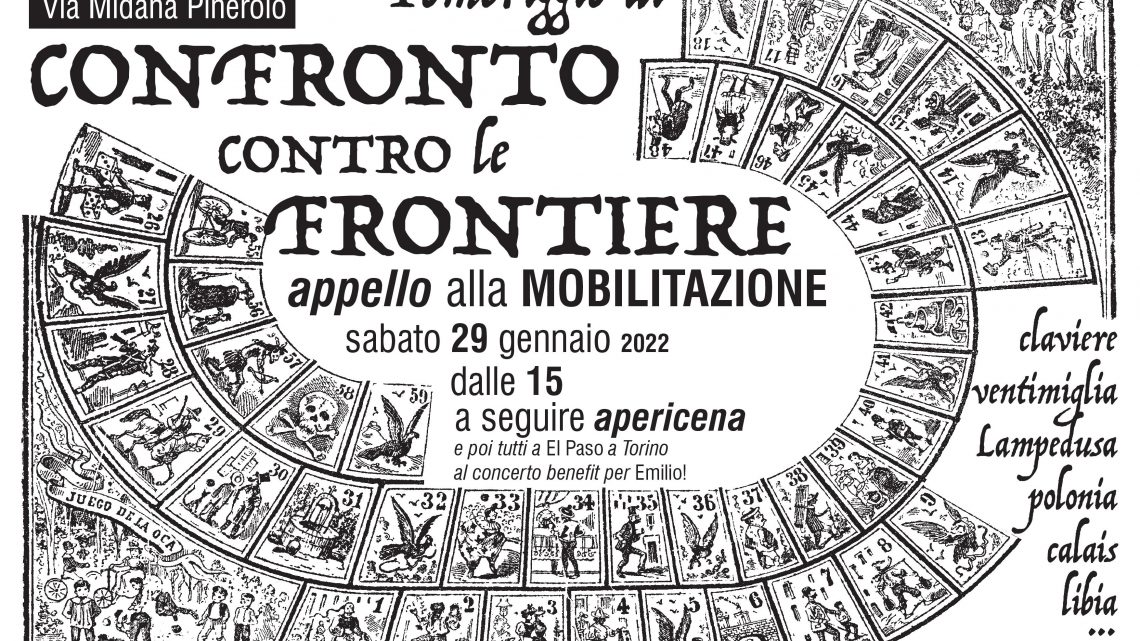 Pomeriggio di confronto contro le frontiere – 29 Gennaio al Niño